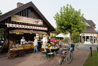 Holzbackofen der Bäckerei Plentz in Schwante