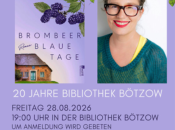 Haus, Brombeeren, Frau