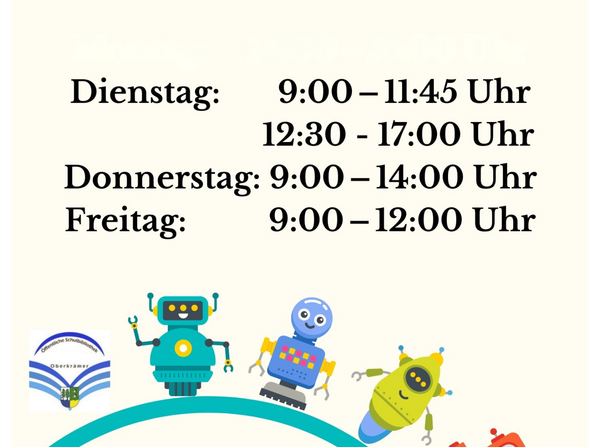 Plakat mit Roboter